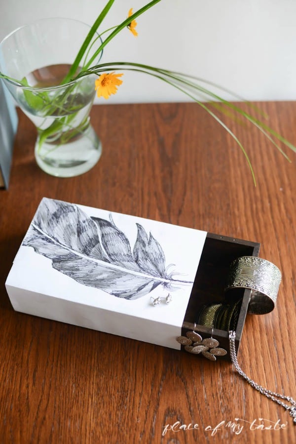 Jewelry Slide box (West Elm Knock Off)  by Place Of My Taste