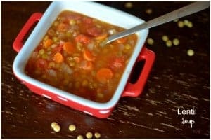 Lentil Soup for a prosperous new year