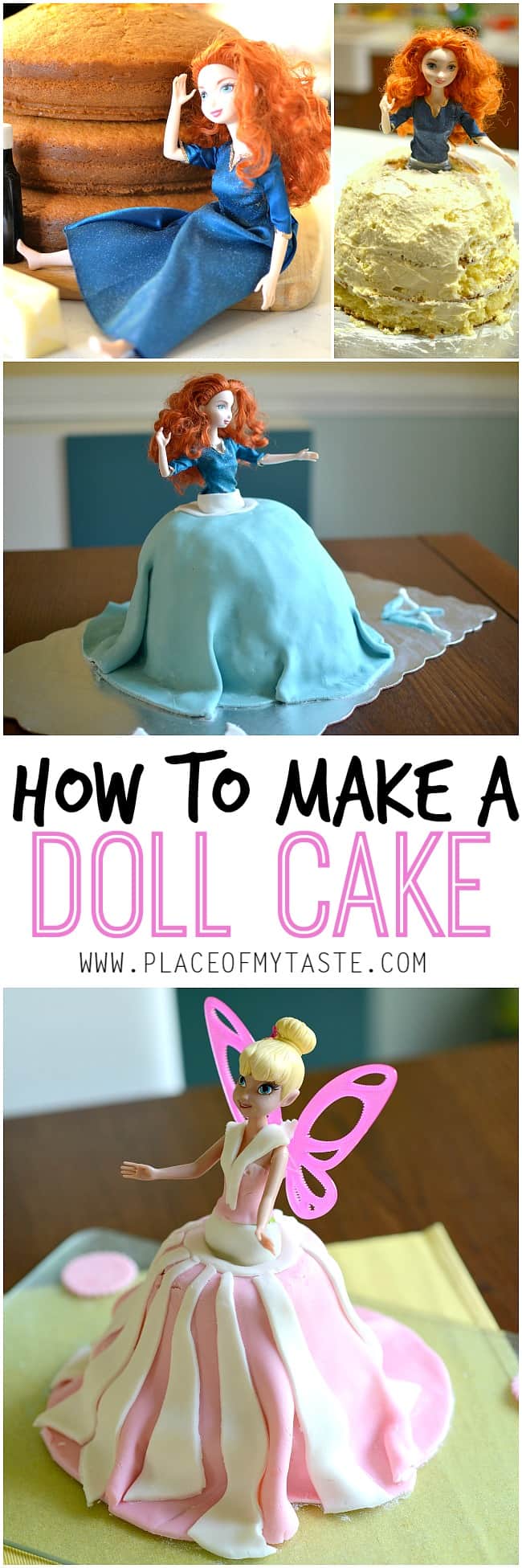 HOW TO MAKE A DOLL CAKE