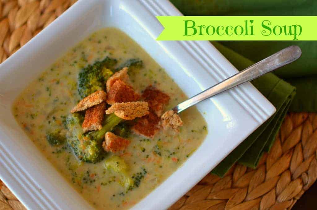 Easy BROCCOLI soup