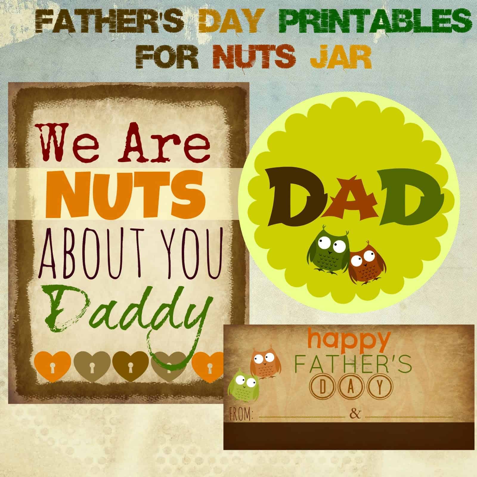 Printable Father's Day Gift labels
