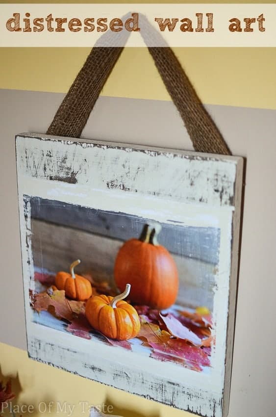Display this great wall art to bring fall into your home