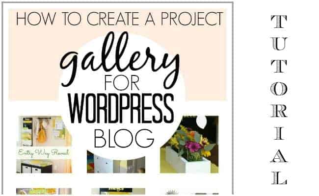 HOW TO CREATE A PROJECT GALLERY FOR WORDPRESS BLOG