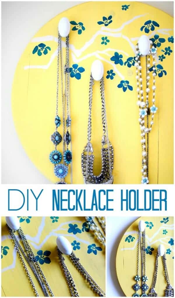 DIY Necklace holder by Place of My Taste