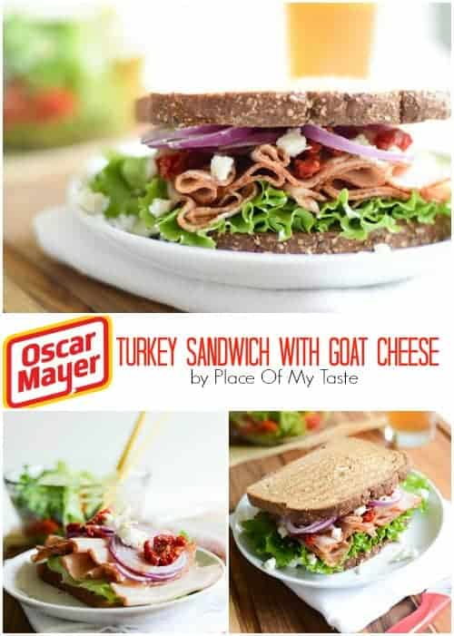 Oscar Mayer Turkey Sandwich with Goat Cheese