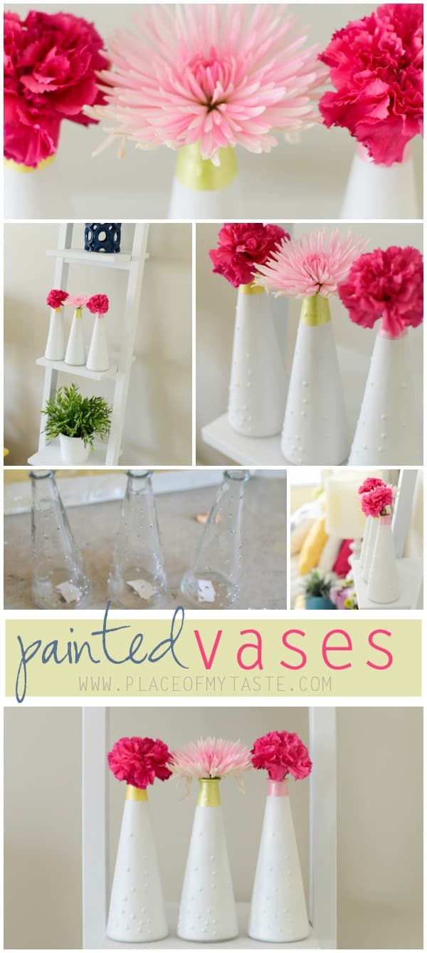 Painted vases - www.placeofmytaste.com