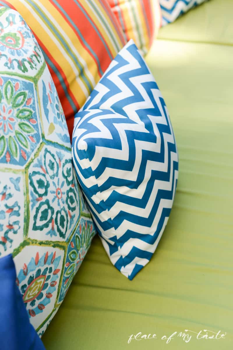 Colorful SEW pillow COVERS- www.placeofmytaste.com