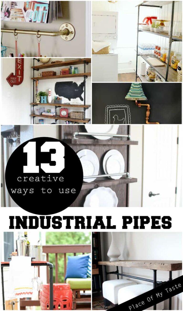 13 creative ways to use INDUSTRIAL PIPES