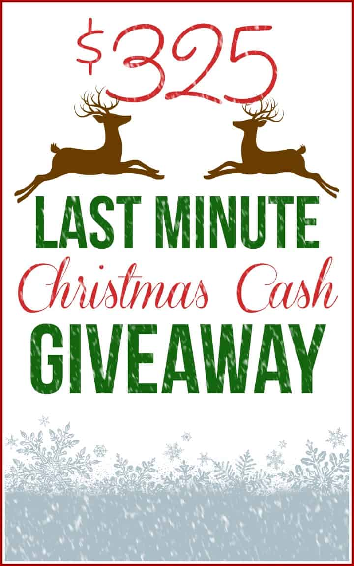 LAST MINUTE CASH GIVEAWAY