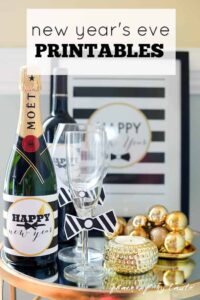 NEW YEAR'S EVE PRINTABLE ( TIME TO DRINK CHAMPAGNE...) - Place Of My Taste
