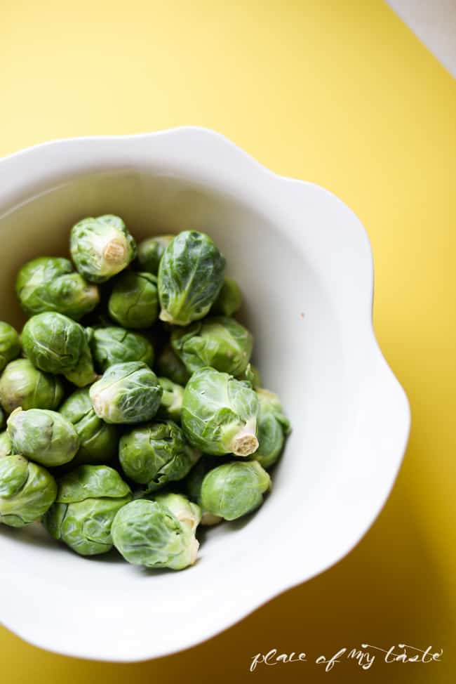 Brussels Sprouts with Italian Sausage- Placeofmytaste.com-1