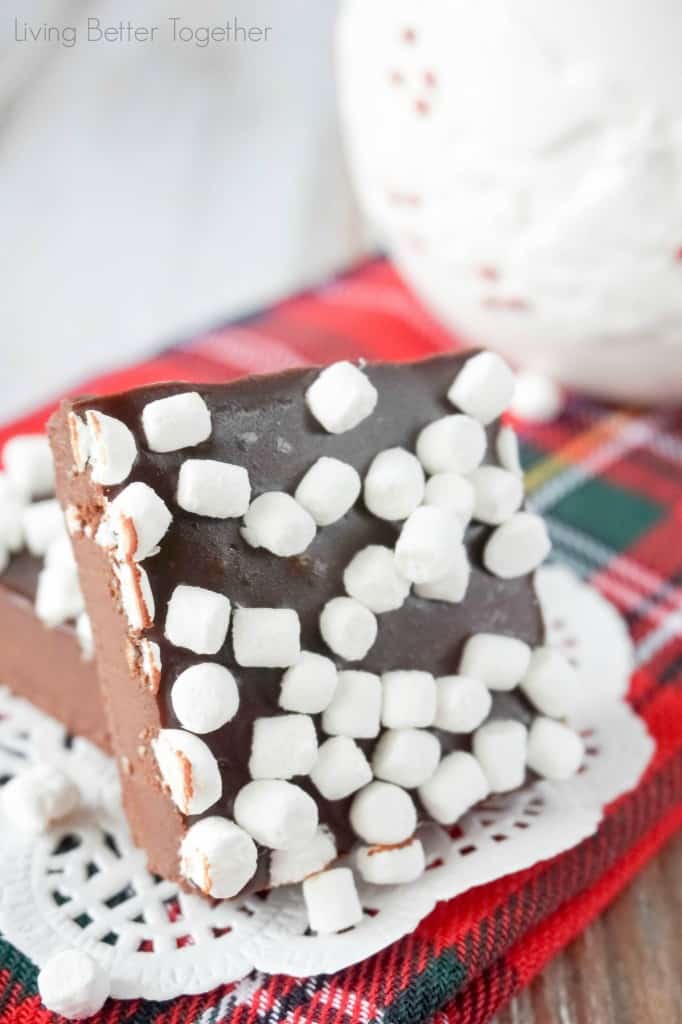  These simple 3-Ingredient Hot Cocoa Squares are so easy to make, just drop one in a mug of hot milk and you're good to go!
