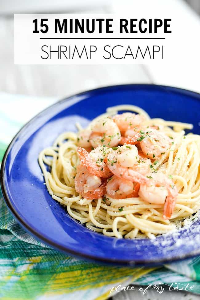 Shrimp Scampi- 15 minute recipe