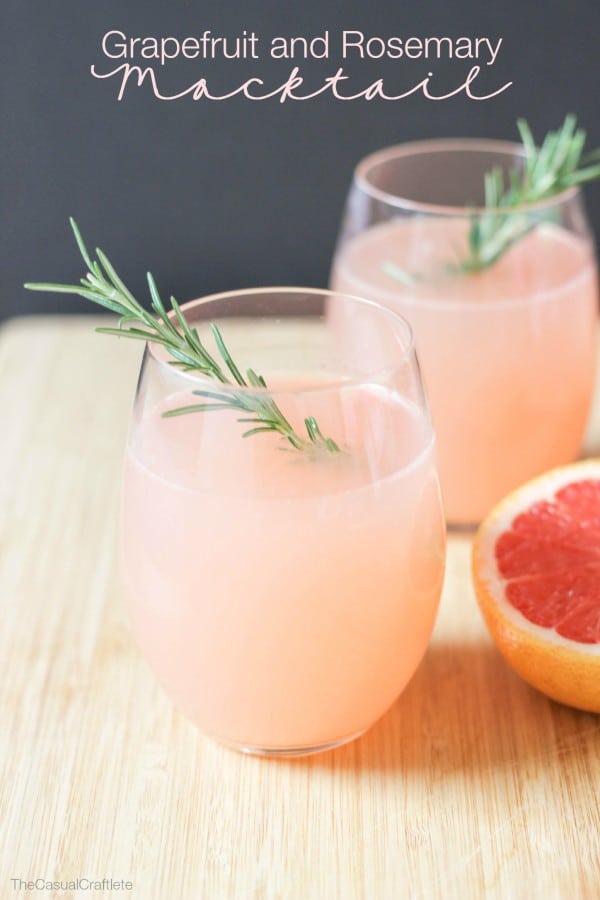 Grapefruit and Rosemary Mocktail
