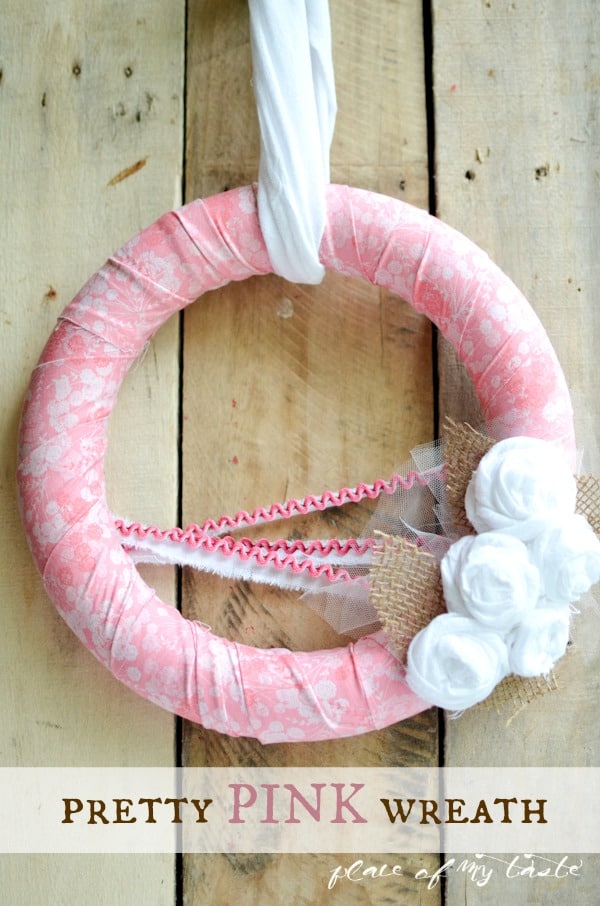 Pretty-pink-wreath-for-the-summer-by-Place-of-My-Taste-