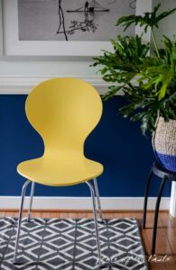 HELLO YELLOW CHAIR MAKEOVER {ONE ROOM CHALLENGE, WEEK 3}