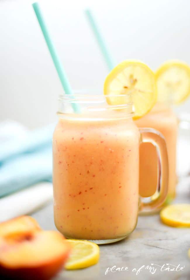 Peach Lemon smoothie-5