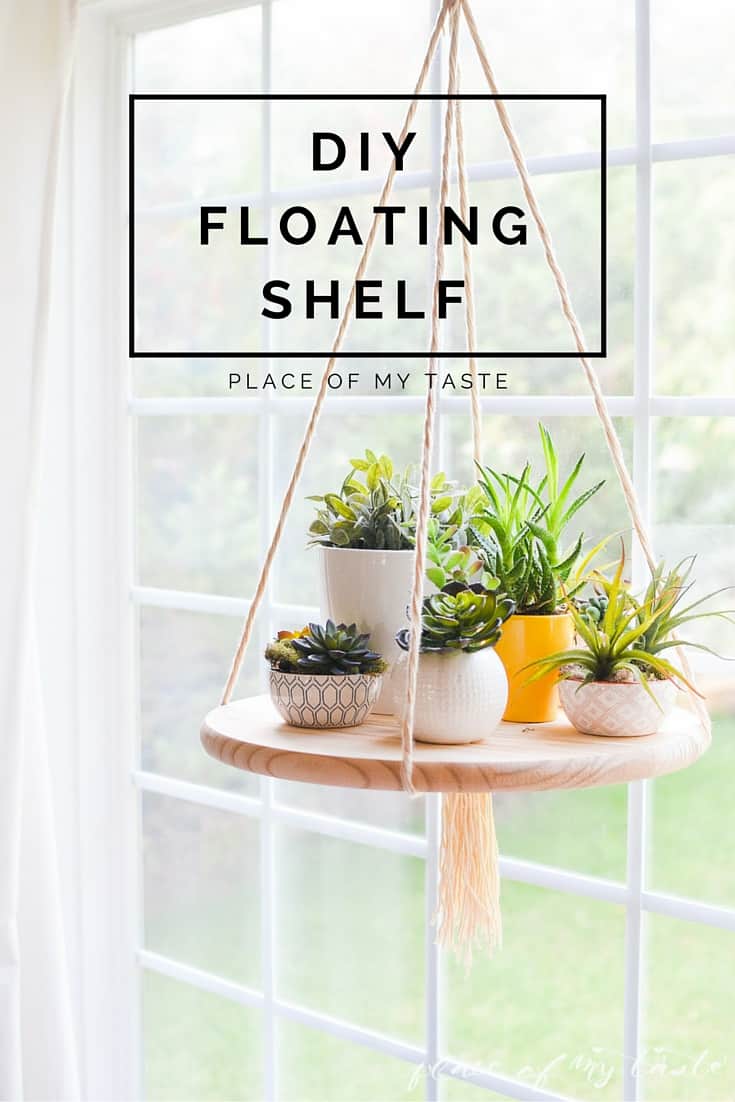 Diy Floating Shelf To Display Your Plants Or Other Decor Items