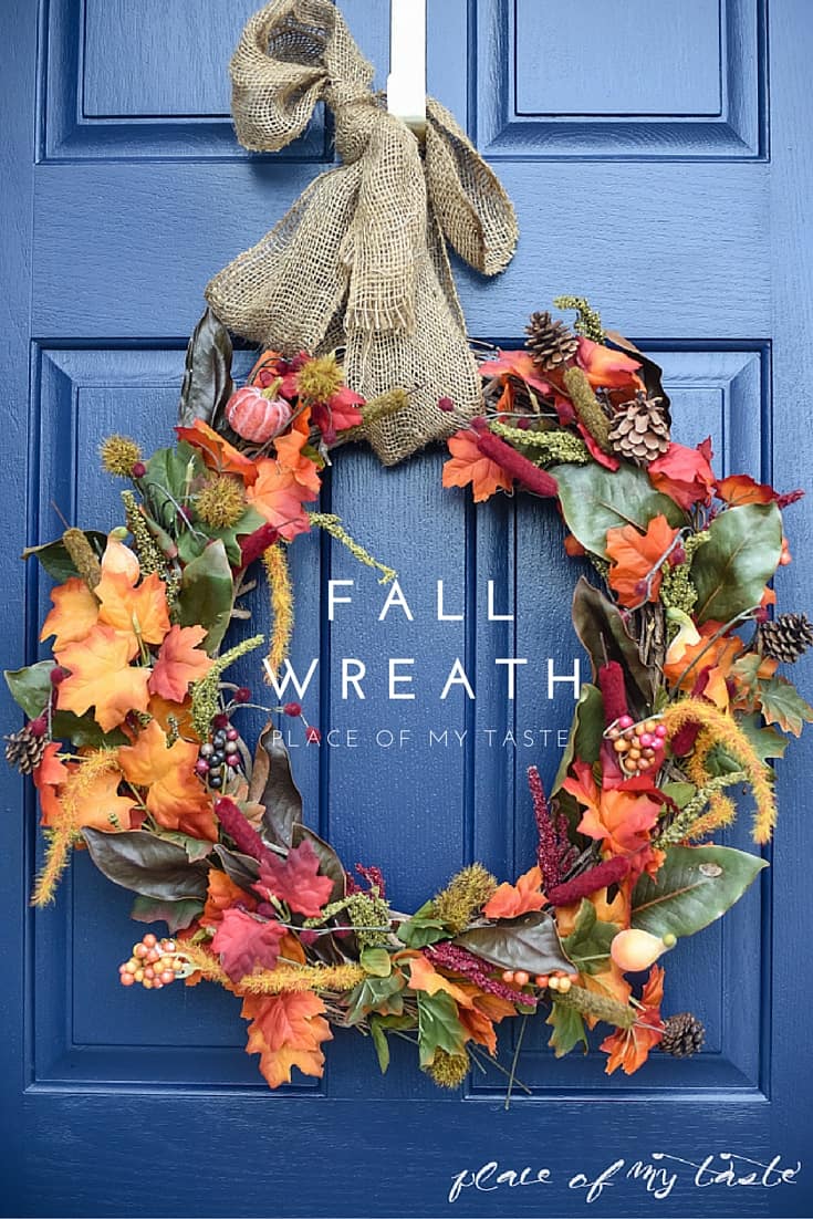 easy fall wreath