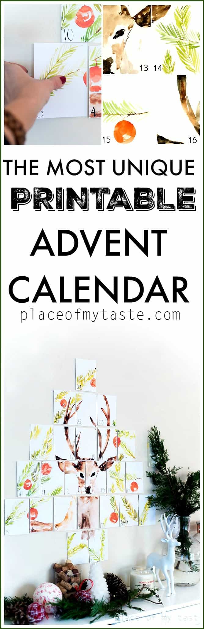 Printable Calendar For Advent For The Kids Pleasure