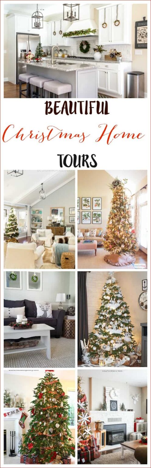 BEAUTIFUL CHRISTMAS HOME TOURS - Place Of My Taste