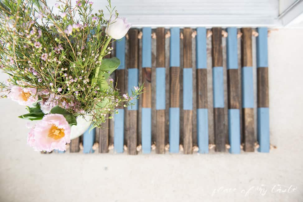 DIY WOOD DOORMAT