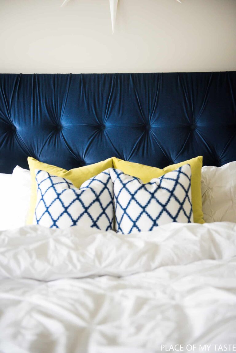 HOW TO MAKE A TUFTED HEADBOARD