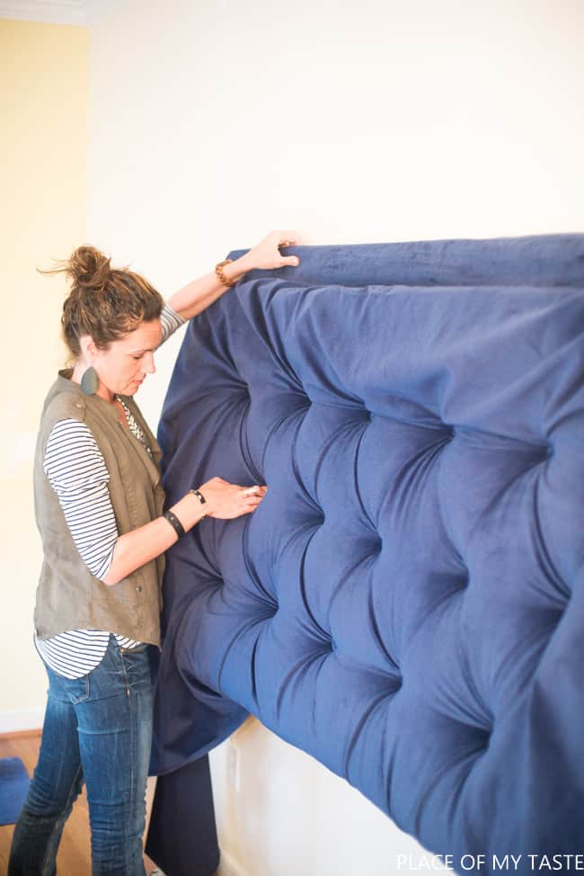 Tufted Headboard How To Make It Own, Diy Tufted Headboard Queen