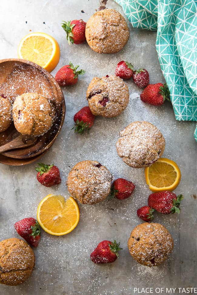 Strawberry Orange Muffin Recipe - These are delicious. 