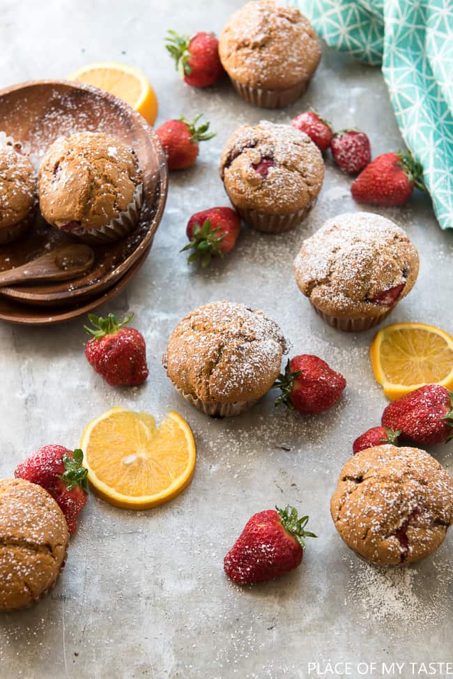 Strawberry Orange Muffin Recipe - These are delicious. 