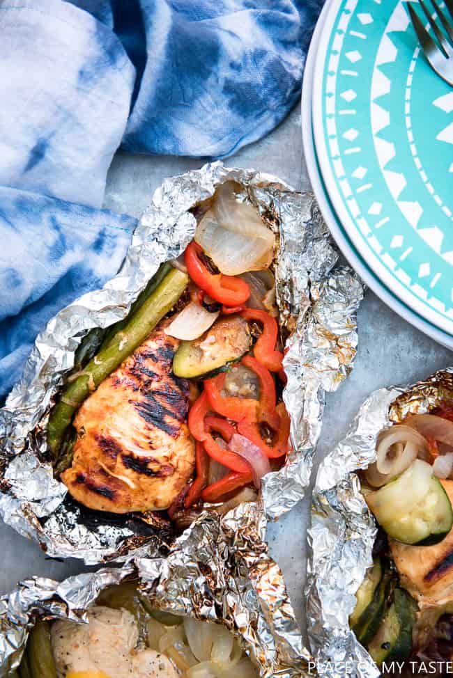 Grilled Chicken Foil packs recipe-2