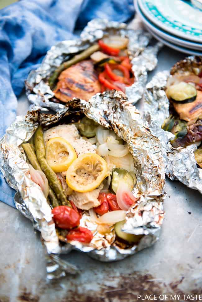 Grilled Chicken Foil packs recipe-3