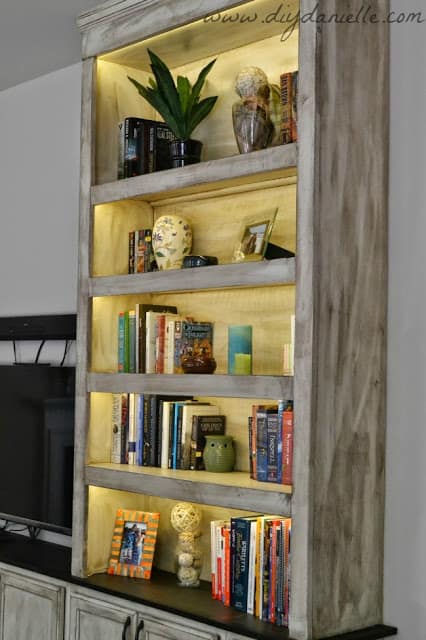 Amazing Built-in shelves that you can do yourself!