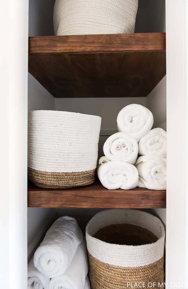 One Room Challenge Week 4: DIY Towel Rack