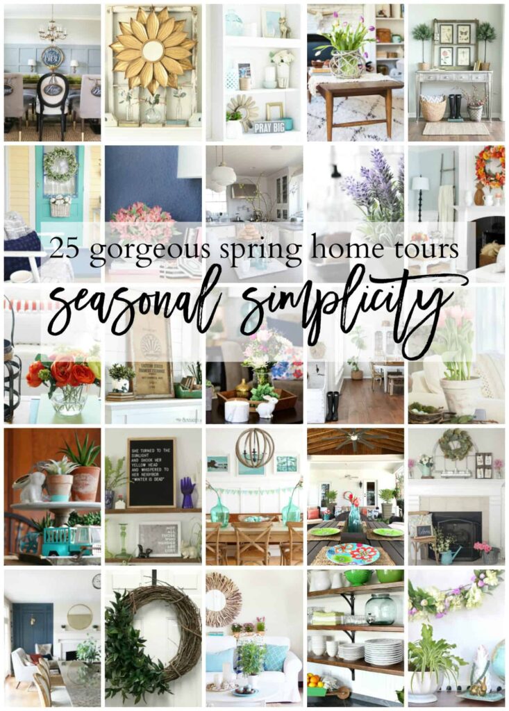 Tour: Seasonal Simplicity Home Tour for Spring time of 2017.
