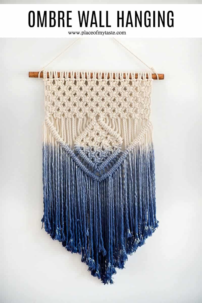 This Ombre Wall hanging is simply amazing!