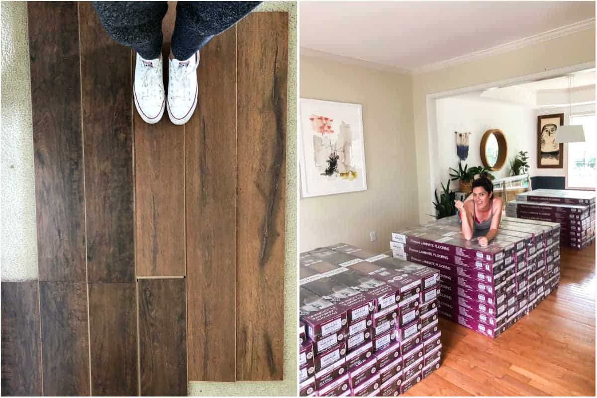 5 tips for installing laminate flooring #selectserfaces #laminateflooring #laminate #flooring #easylaminate #samsclub #laminatetips #tipsonflooring #durablefloors #likewoodfloors #woodfloors #DIYfloor