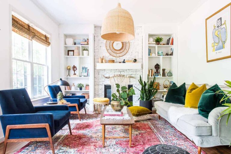 LIVING ROOM REFRESH WITH VELVET CHAIRS FROM ARTICLE