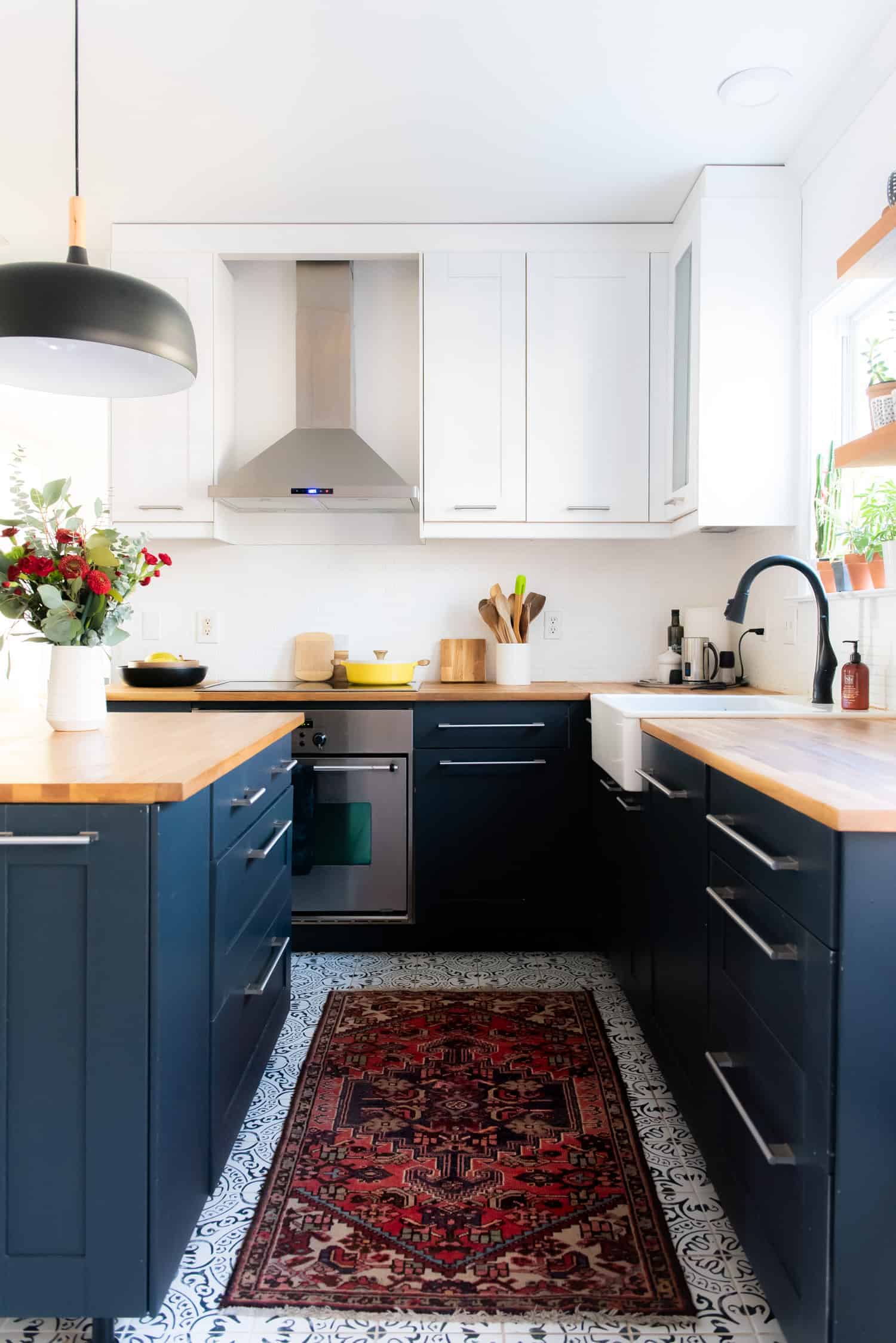 Sealing Butcher Block Countertops, Kitchen Cabinet Colors With Butcher Block Countertops