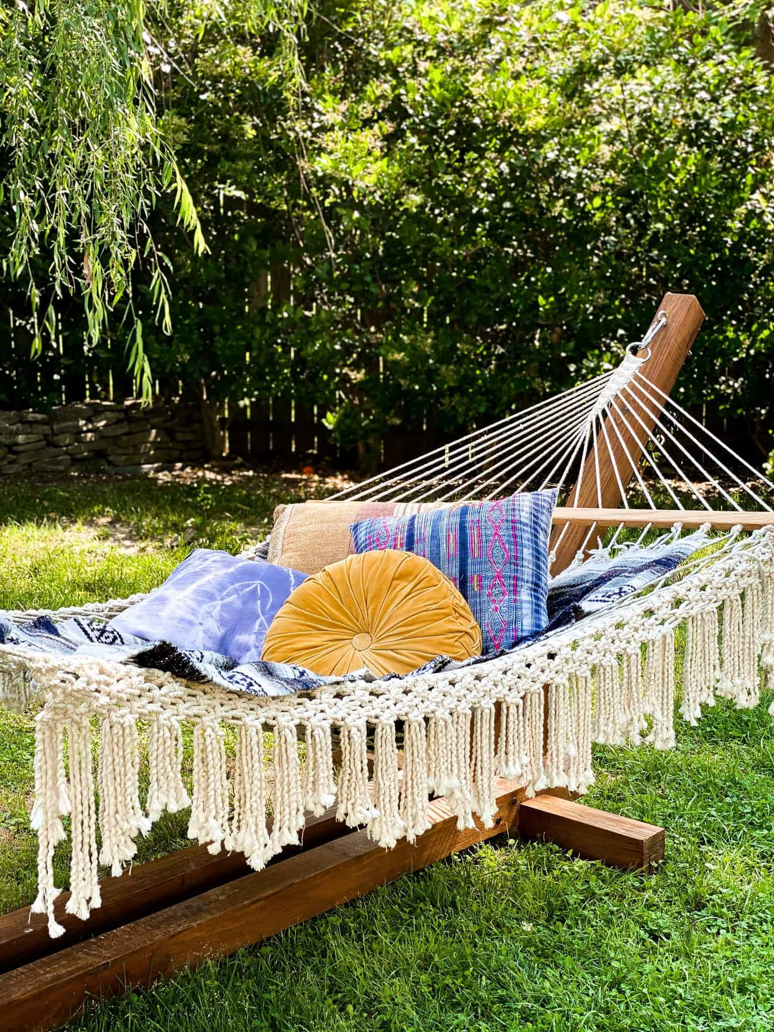 DIY HAMMOCK STAND - Place Of My Taste