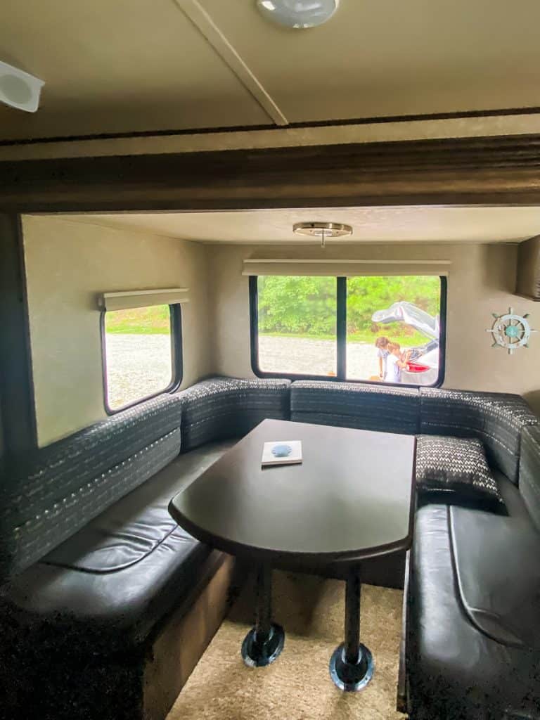 Travel trailer deals dining table replacement