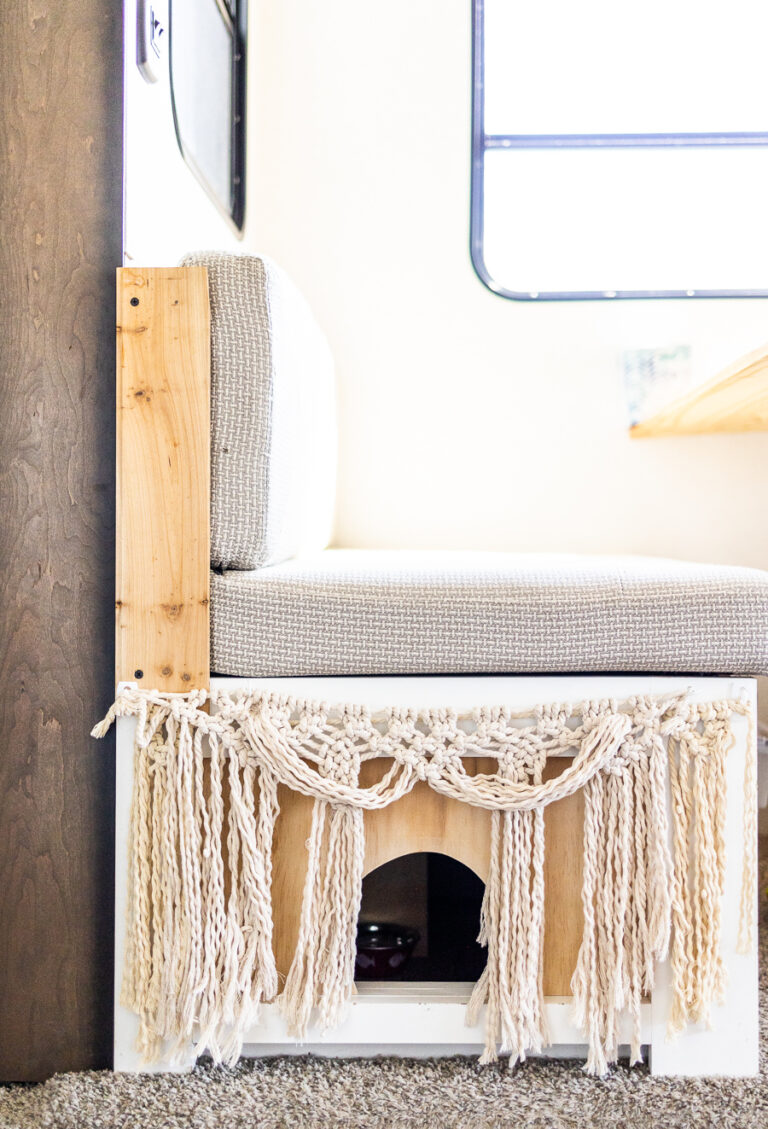 WHERE TO HIDE THE CAT LITTER BOX IN AN RV
